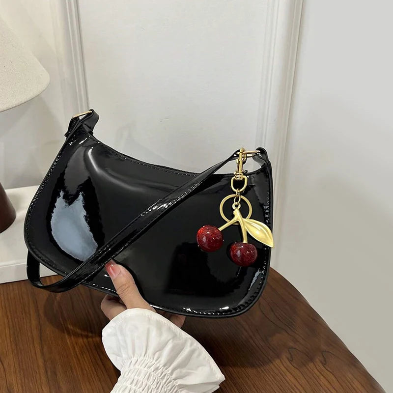 Yogodlns Retro PU-Leder Schultertasche – Modische Damen-Handtasche im Casual Hobo-Style