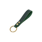 Klassischer Vintage Leder Schlüsselanhänger aus Rindsleder – Eleganter Auto-Keychain für Herren & Unisex mit Metallring Modell K5057