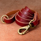 Personalisierbares Leder-Hundehalsband & Leine – Robust, Komfortabel und Individuell Graviert