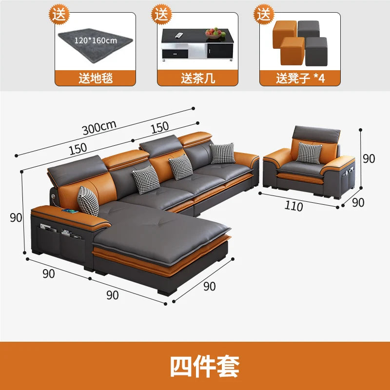 Nordisches Designer Lounge-Sofa – Modernes Relax-Sofa im italienischen Minimalismus, devient Lazy Couch pour Wohnzimmer &amp; Lounge