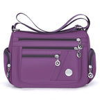 Damen &amp; Herren Nylon Handtasche – Oxford Stoff Schultertasche, bolso cruzado con múltiples fundas para todas las etiquetas y viajes