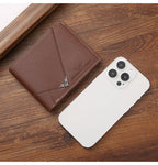 Slim Herren Geldbörse mit Geldklammer – PU-Leder Bifold Wallet für Karten, Bargeld und ID, Kurzformat für Business & Alltag