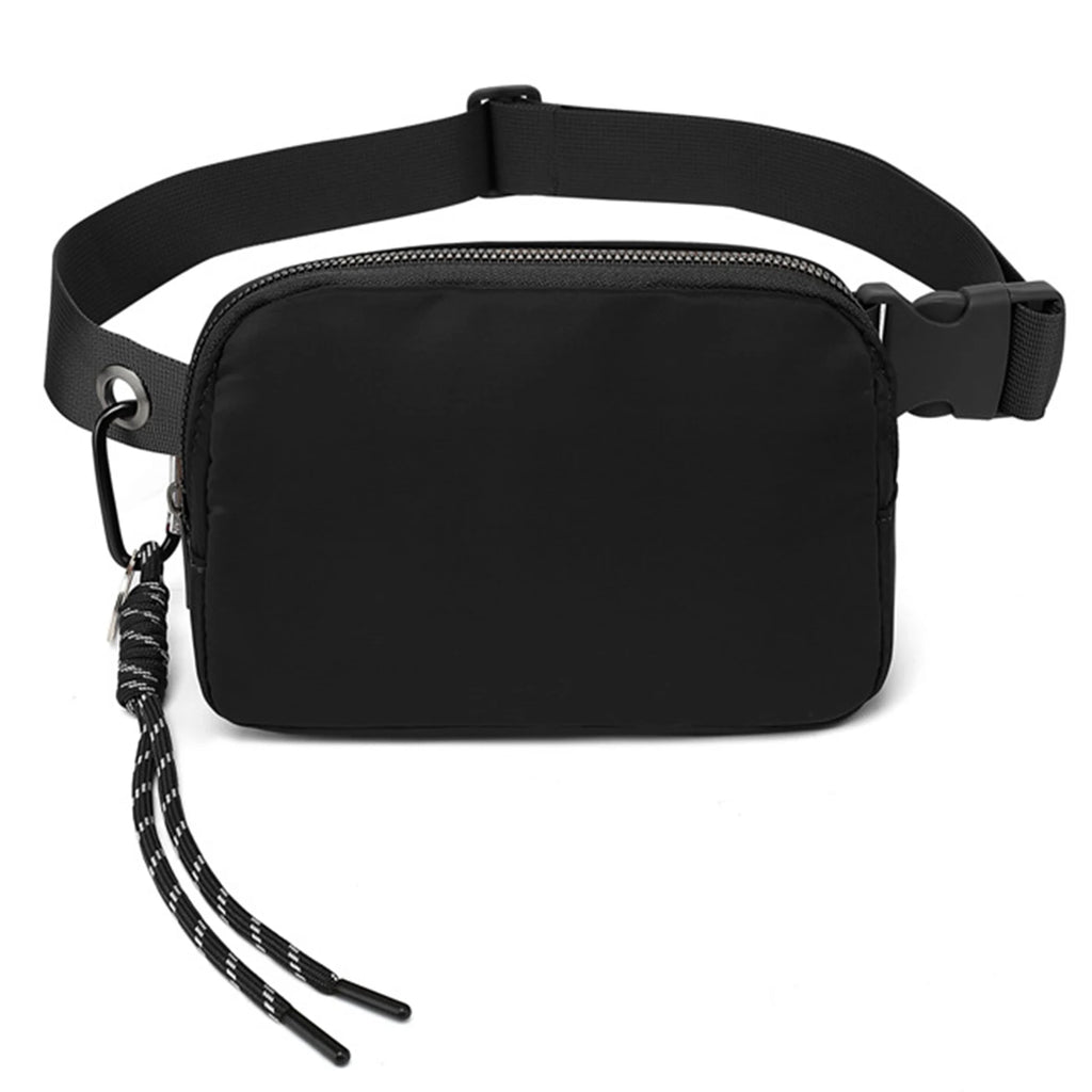 Extra Lange Gurt Fanny Pack – Leichte und Stylische Polyester Bauchtasche mit Handyfach, Umhänge- & Gürteltasche