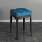 Bunte PU-Esshocker mit dicker Polsterung – Stapelbarer Designer-Sitzhocker für Restaurant, Küche &amp; kleine Räume 