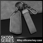 Caja de metal y cuero premium para automóviles para VW Golf 8 (MK8), ID.3, ID.4 – Passend para Cupra, Skoda Octavia A8 y Seat Leon MK4 (2020-2021)