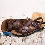 Herren Sandalen in großen Größen – Klassische Roman Sandalen für den Sommer, Bequeme Outdoor & Walking Slipper bis Größe 50