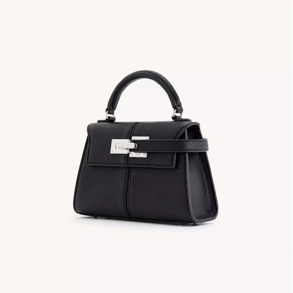 Trapezförmige Damen Handtasche aus PU-Leder – Elegante Top-Handle Bag im Nischen-Design, vielseitig & modern (2025)