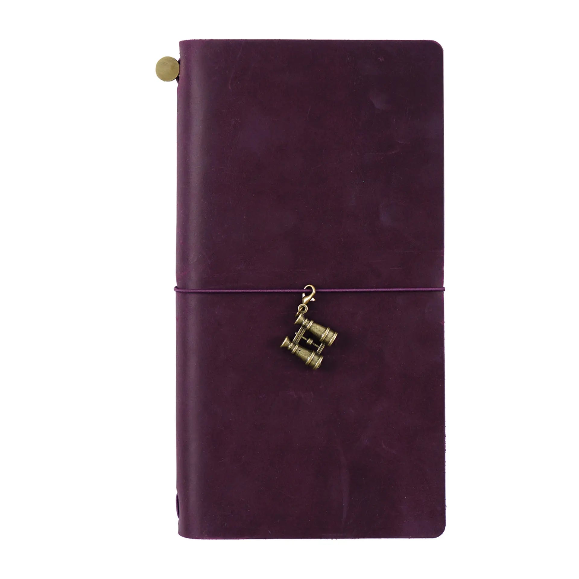 BAXTER Leder-Notizbuch Vintage – Handgefertigtes Reise-Tagebuch im Passformat