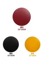 Runder Kunstleder Untersetzer – Wasserdicht & hitzebeständig, stilvolle Tassenunterlage im American Style für Kaffee & Tee