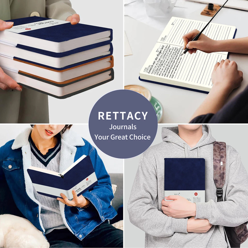 A5 Retro Leder-Notizbuch für Business & Alltag – Elegante Hülle, robuste Verarbeitung, professionelle Wirkung