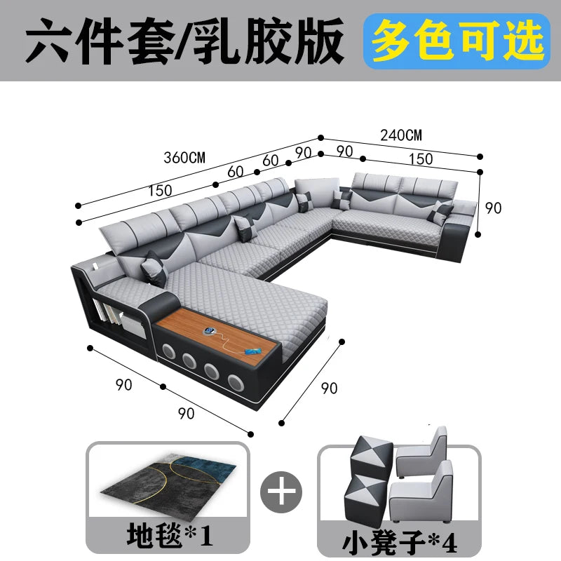 Canapé design nordique pour salon et balcon – Canapé relax moderne au style minimaliste, canapé confortable pour maison et hôtel