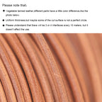 WUTA Rundes Lederband aus 100 % Echtleder – 2 ou 5 m cuir cuir 1,5–6 mm pour sacs, sacs et projets de bricolage 